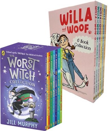 NEW The Worst Witch 8 Book Collection Age 7+ or Willa and Woof 6 Book Collection Age 6+