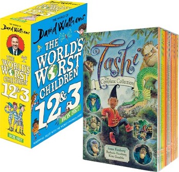 NEW The World’s Worst Children 3 Book Box Set Age 7+ or Tashi: The Complete 16 Book Collection Age 5+