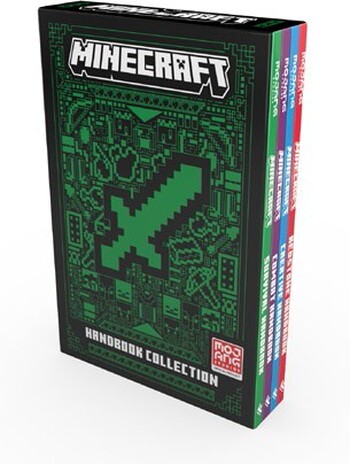 NEW Minecraft Handbook 4 Book Collection Age 8+