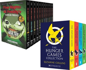 Five Nights at Freddy’s: Fazbear Frights 12 Book Box Set or The Hunger Games 4 Book Collection Age 12+