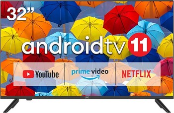 JVC 32" HD Android 11 Edgeless TV