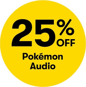 25% off Pokémon Audio