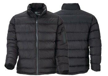 ELEVEN Black Quilted Puffer Jacket