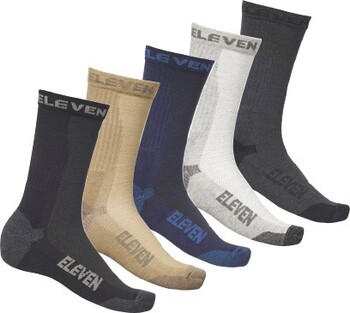 ELEVEN Bamboo Crew Socks 5-Pack - Multi-Colours
