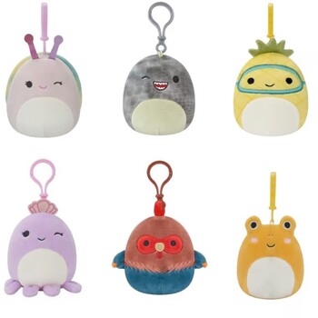 Squishmallows 3.5in. Clip-On Plush Toy - Assorted