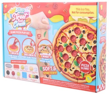 Slimy Street Foodz Crush Slime Pizza Play Kit