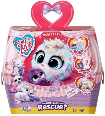 Little Live Pets Scruff-a-Luvs Pastel Pets Mom and Baby - Assorted