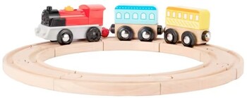 11 Piece Wooden Train Starter Set