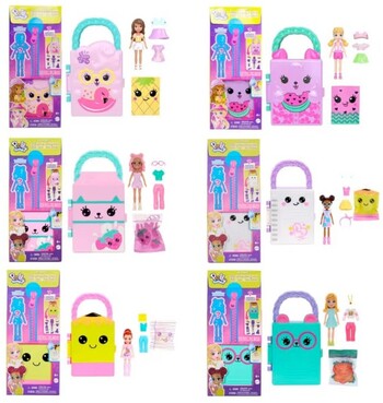 Polly Pocket Dolls & Playset Lil' Styles Travel Compact Collection - Assorted