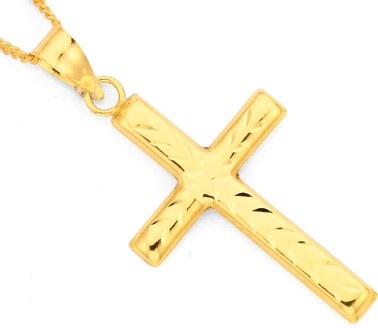 prouds cross necklace