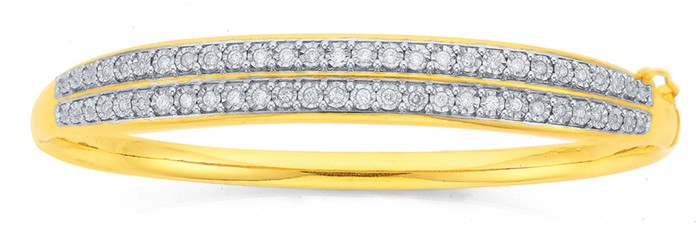 prouds gold bangle