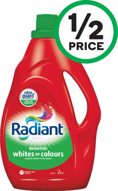 Radiant Laundry Liquid 2 Litre Or Powder 2 Kg Woolworths Catalogue Salefinder