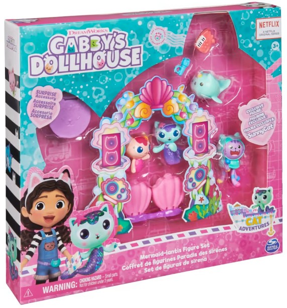 DreamWorks Gabby's Dollhouse Mermaid-lantis Figure Set - Kmart ...