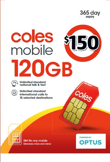 coles pre paid phone