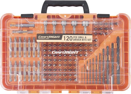 Craftright drill best sale bit set