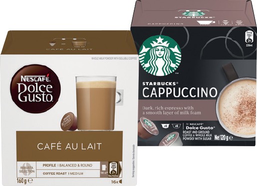 Nescafé Dolce Gusto Coffee Capsules 16 Pack or STARBUCKS® 12 Pack Selected  Varieties - IGA Catalogue - Salefinder