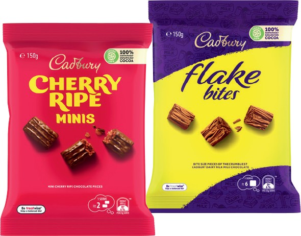 Cadbury Chocolate Flake Bites 150g