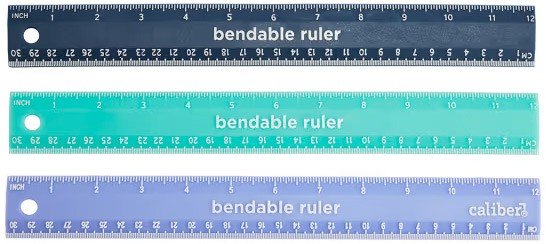 30cm Flexible Ruler - Assorted - Kmart Catalogue - Salefinder