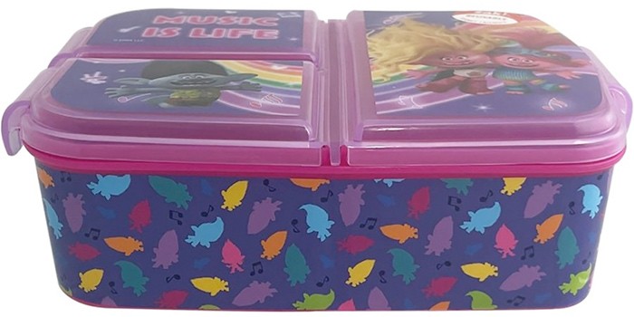 Trolls Multi Compartment Container Lunch Box