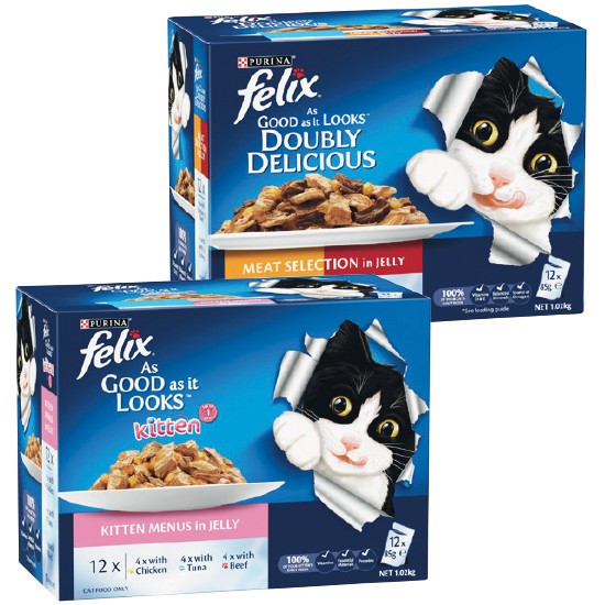 Felix kitten hot sale food coles