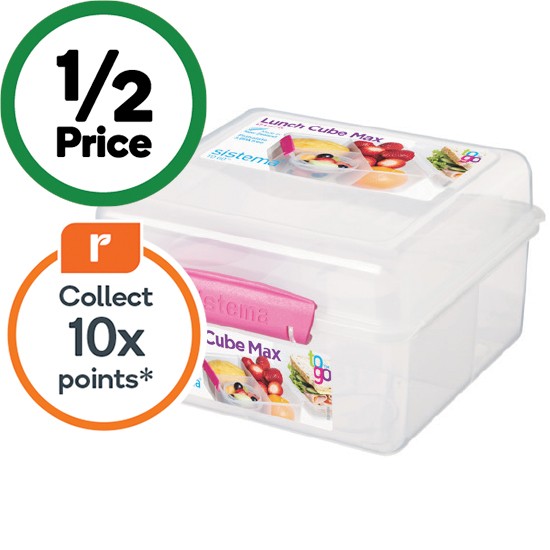 Sistema Lunch Cube Max To Go Assorted Each