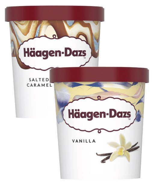 Haagen shop daz coles