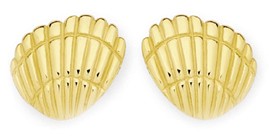 9ct Gold Sea Shells Stud Earrings - Goldmark AU Catalogue - Salefinder