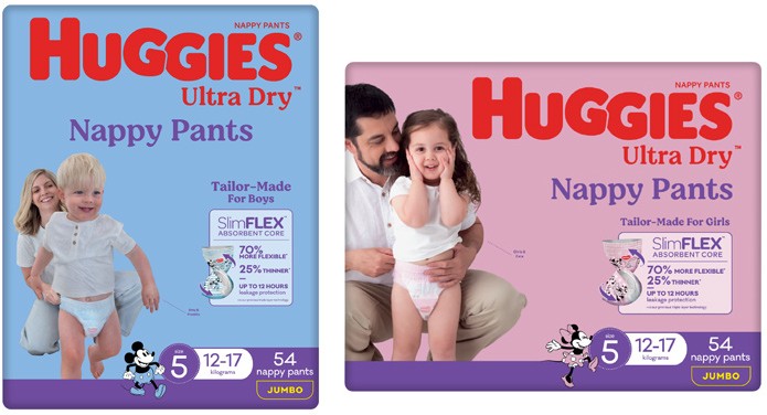 Huggies babies nappies for sale in an Australian supermarket Stock Photo -  Alamy