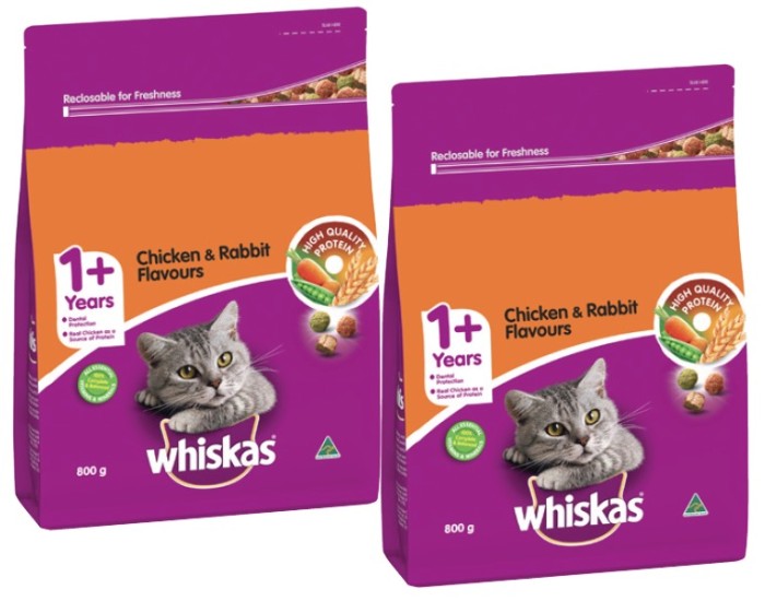 Coles whiskas hot sale dry food