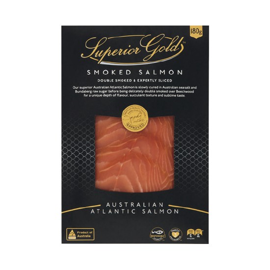 Superior Gold Smoked Salmon 180g - Woolworths Catalogue - Salefinder