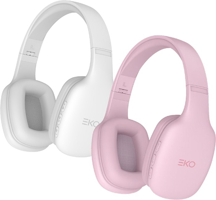 EKO Bluetooth Wireless Headphones White or Pink Big W