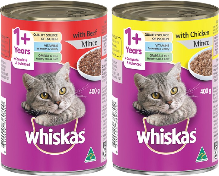 Whiskas Wet Cat Food 400g Selected Varieties IGA Catalogue