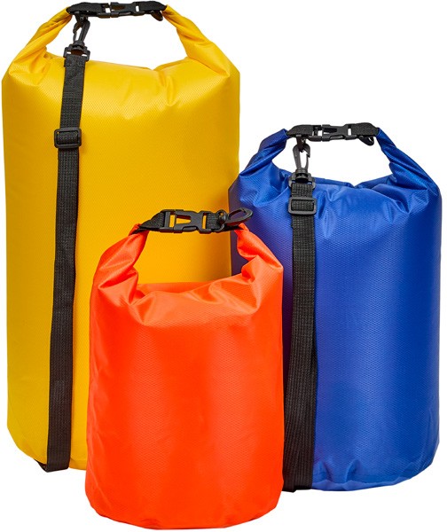 Trekker Lightweight Dry Bags 3 Pack