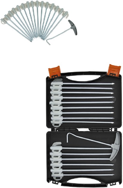 Trekker Glow in the Dark Tent Pegs 15 Pack