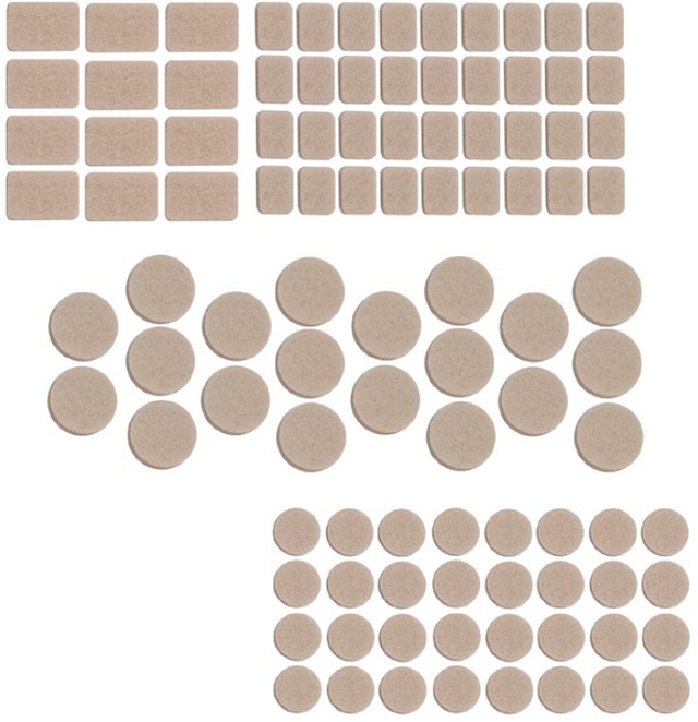 Queen Self Adhesive Felt Pads 100 Pack