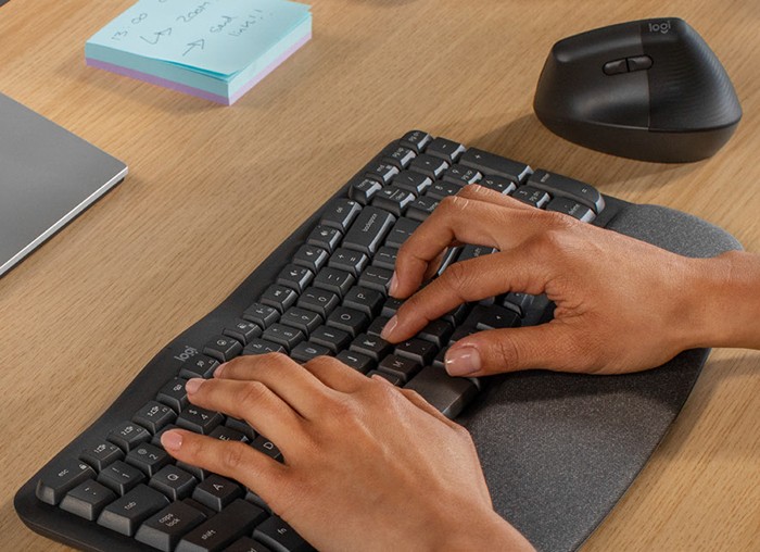 Logitech Wave/Lift Ergonomic Keyboard & Mouse Combo