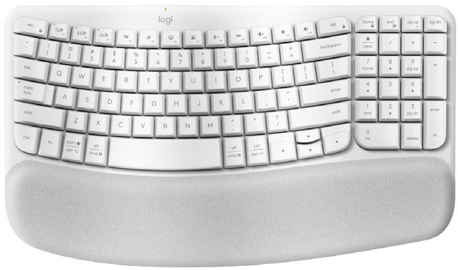 Logitech Wave Keys Wireless Ergonomic Keyboard