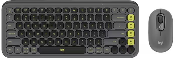Logitech POP Icon Keyboard & Mouse Combo - Graphite