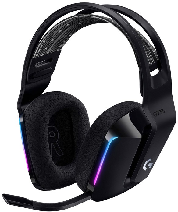 Logitech G733 Wireless Headset - Black