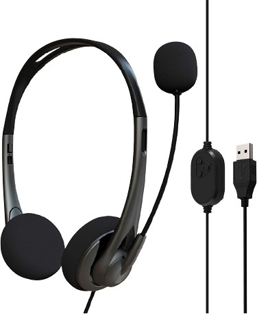 Verbatim USB Headset with Boom Mic