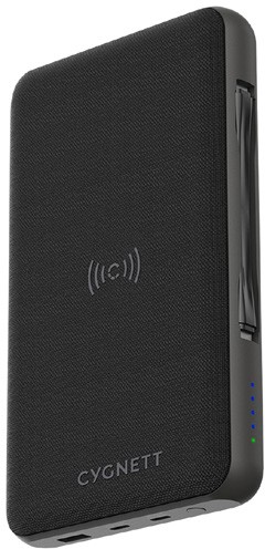 Cygnett ChargeUp Edge+ 27K USB-C Laptop & Wireless Power Bank