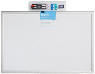 J.Burrows Aluminium Whiteboard 900 x 600mm