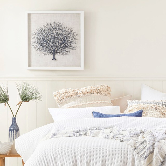Marina Blue Framed 3D Wall Art by M.U.S.E.