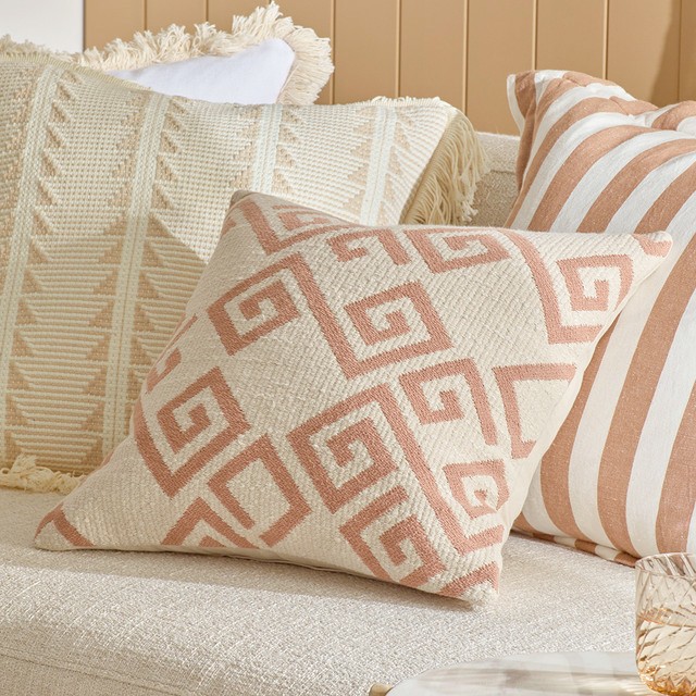 Mira Jacquard Cushion by Habitat