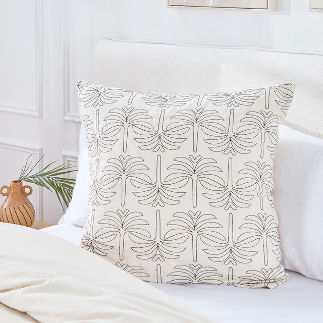 Palm Haven European Pillowcase by Habitat