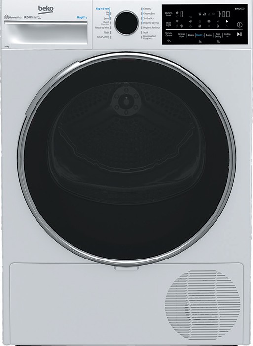 Beko 10kg Sensor Controlled Wi-Fi♦ Connected Hybrid Heat Pump Tumble Dryer with Steam