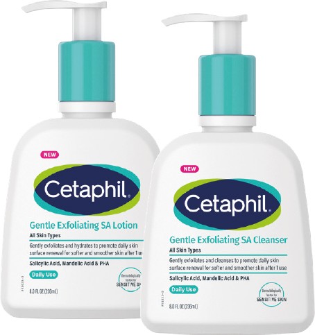 Up to 20% off Cetaphil Gentle Exfoliating SA Lotion or Cleanser 236mL