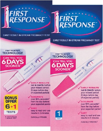 25% off First Response Selected Products