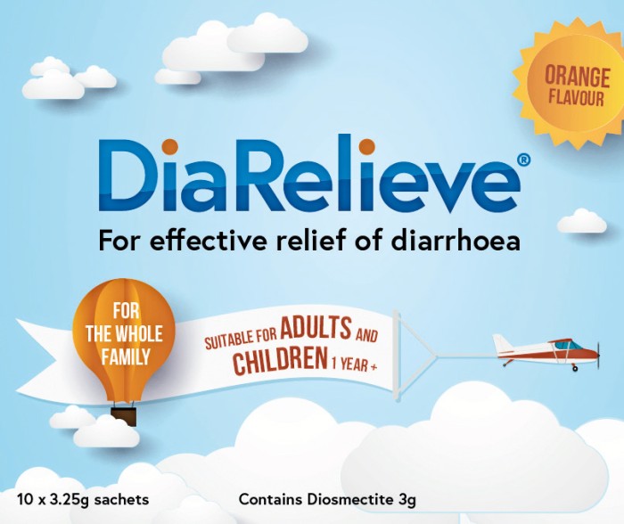 DiaRelieve 10 x 3.25g Sachets
