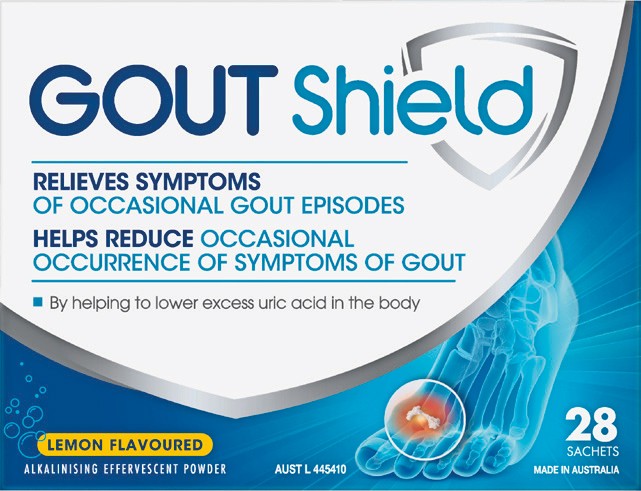 Gout Shield Lemon Flavoured 28 Sachets